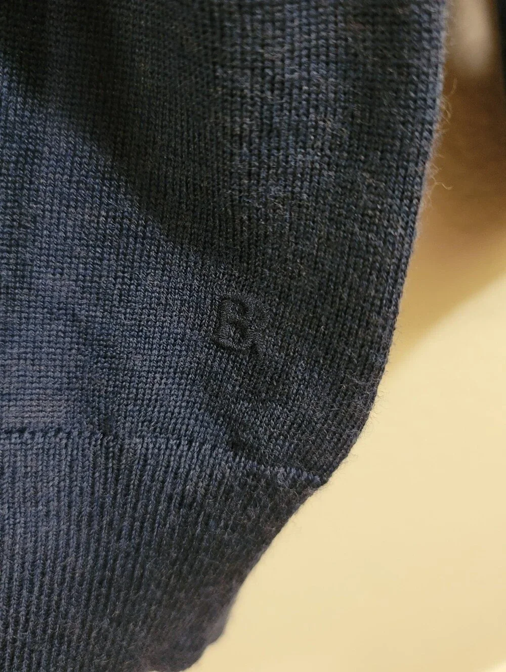 Banana Republic 100% Merino Wool Navy Pullover Crewneck Sweater M